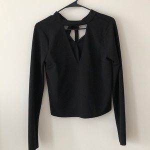 Zara long sleeve black blouse. Size S.